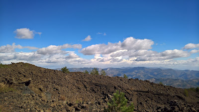 Views north from the north side of Mount Etna.