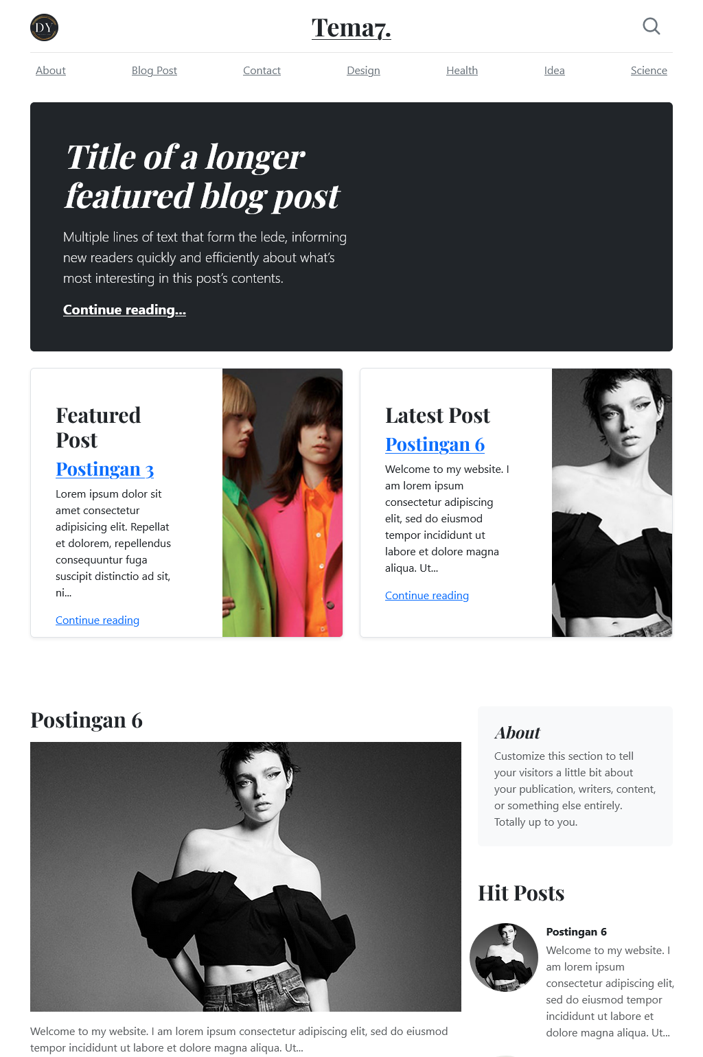 Blogspot Blogger Template