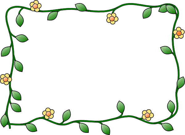 floral border clipart. free clip art flowers orders.