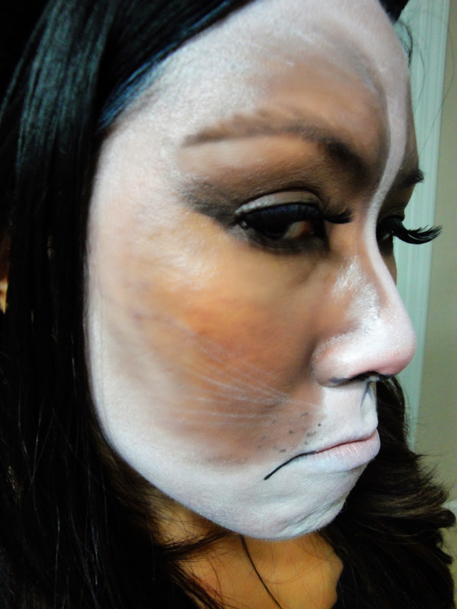 Halloween Makeup Grumpy Cat Easy Makeup By RenRen