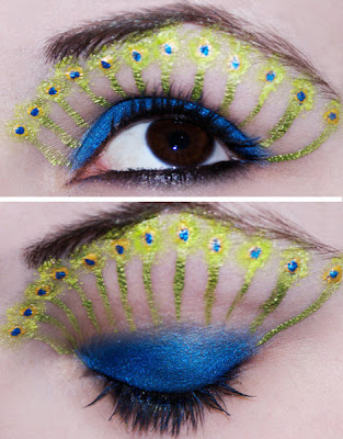 Painted Eye Makeup Seen On lolpicturegallery.blogspot.com