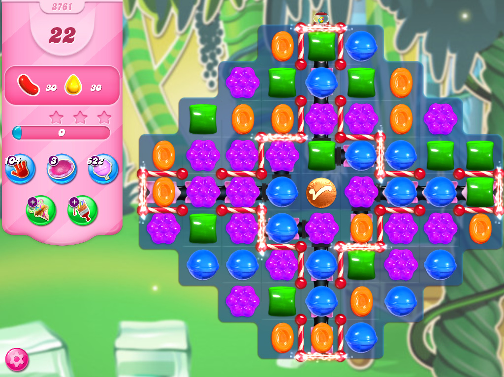 Candy Crush Saga level 3761