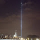 Did an angel or a ghost appear above WTC Tribute Lights on 9/11 ?? (video)