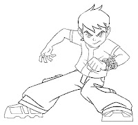 Dibujos de Ben 10 para colorear