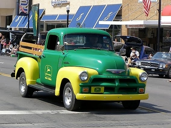 it appears that Chevy marketed John Deere pickups at one time Who knew