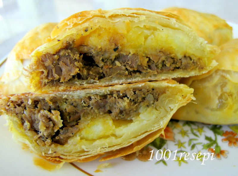 Koleksi 1001 Resepi: samosa rendang dengan kentang