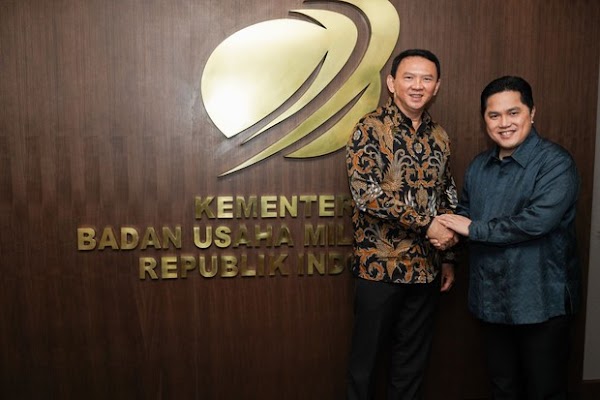 Erick Thohir Diminta Ikuti Saran Ahok, Ganti Kementerian BUMN dengan Superholding, Tapi…