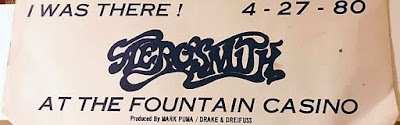 Aerosmith at the Fountain Casino April 27, 1980