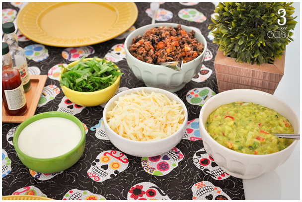 comida mexicana decoração