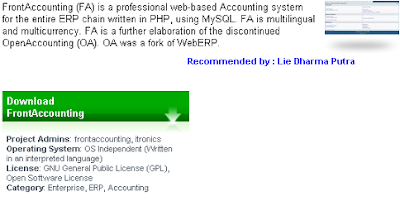 ini berisi gosip berupa link dimana anda sanggup memperoleh software Software Accounting & Finance Open Source – Oleh-oleh Liburan