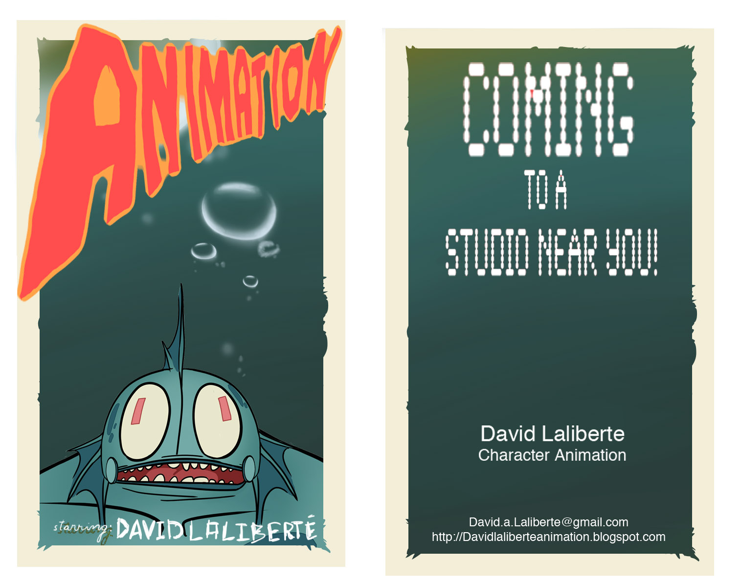 Download David Laliberte Animation: Business Card Ideas