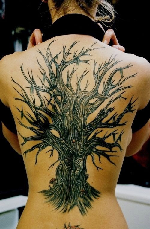 Texture Design Women Back Tattoo, Women Back With Texture Design Tattoo, Amazing Texture Made Women Tattoos, Gorgeous Women Back Texture Tattoo, Women, Parts, Artist, 