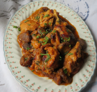 Tagine of Chicken with Apricots & Mint