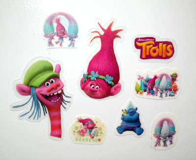 Kid's Craft Project: Trolls Theme'd Refrigerator Magnets