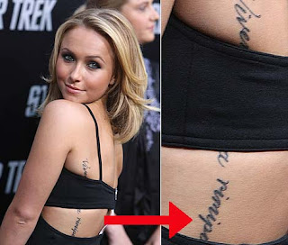 Hayden Panettiere Tattoos