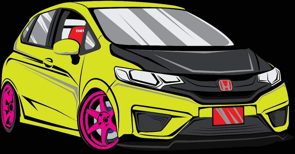 Gambar vektor mobil keren