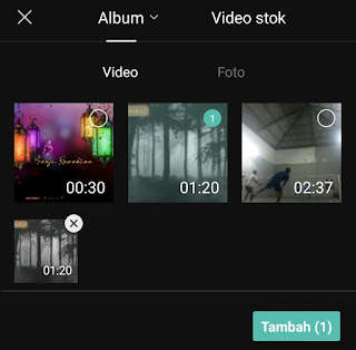 masukkan video pengganti