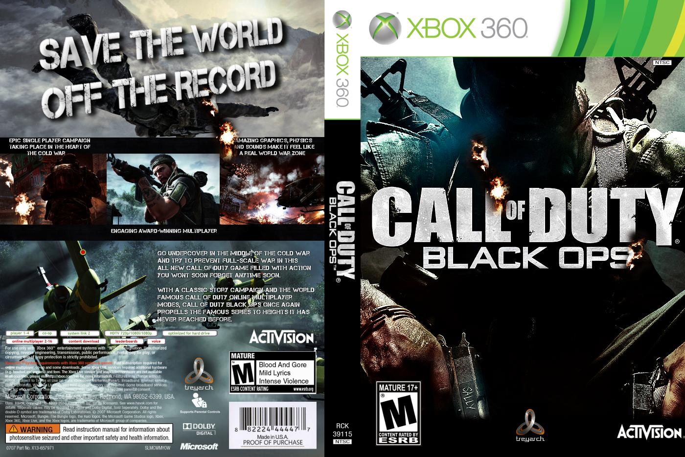 Game Torrent 3.0: Call Of Duty Black Ops(xbox 360) Regiao Free