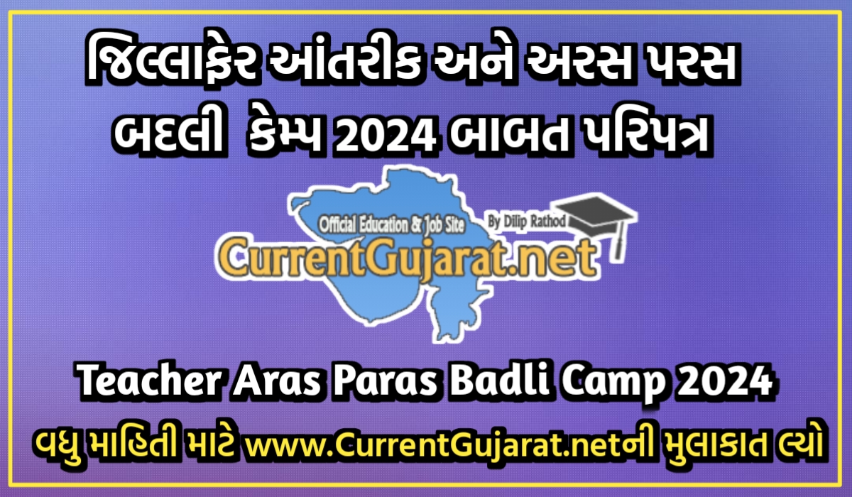 Jilla Antarik And Aras Paras Badli Camp 2024 Babat Various District Paripatra | Aras Paras Badli Camp 2024