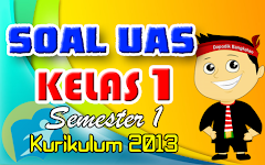 SOAL UAS Kelas 1 SD K13 Semester 1 + Kunci Jawaban Revisi 2018