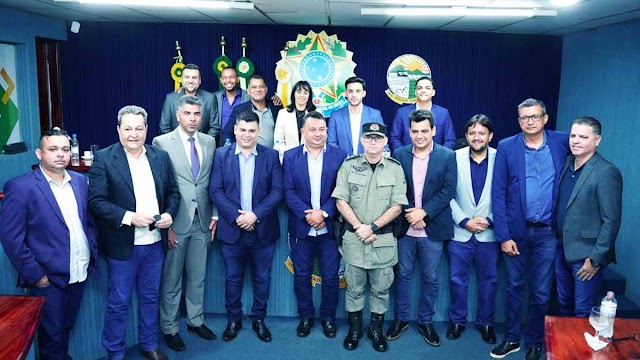 Câmara recebe visita de comandante da Polícia Militar em Senador Canedo