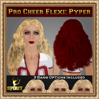 cheerleaders hairstyles. Pro Cheer Flexi Hair: Pyper Ponytail (flexi
