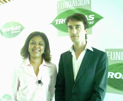 Anny Ramírez Encarnación y Pierre Yves Cousteau 