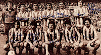 AGRUPACIÓN DEPORTIVA ALMERÍA - Temporada 1979-80 - César Blanco, Paniagua, Garay, Arias, Pérez Contreras y Maxi; Tarrés, ,Martínez, Rolón, Murúa y Lobato - RAYO VALLECANO 1 (Tanco) A. D. ALMERÍA 2 (Tarrés, Murúa) - 11/05/1980 - Liga de 1ª División, jornada 33 - Madrid, estadio de Vallecas - La A,. D. ALMERÍA se clasificó en 10ª posición en la Liga, con Jose María Maguregui de entrenador