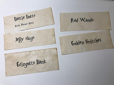 DIY - carteles chuches Harry Potter