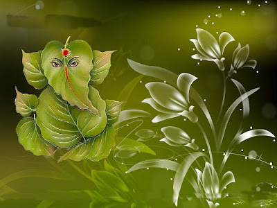 green-ganesha-images