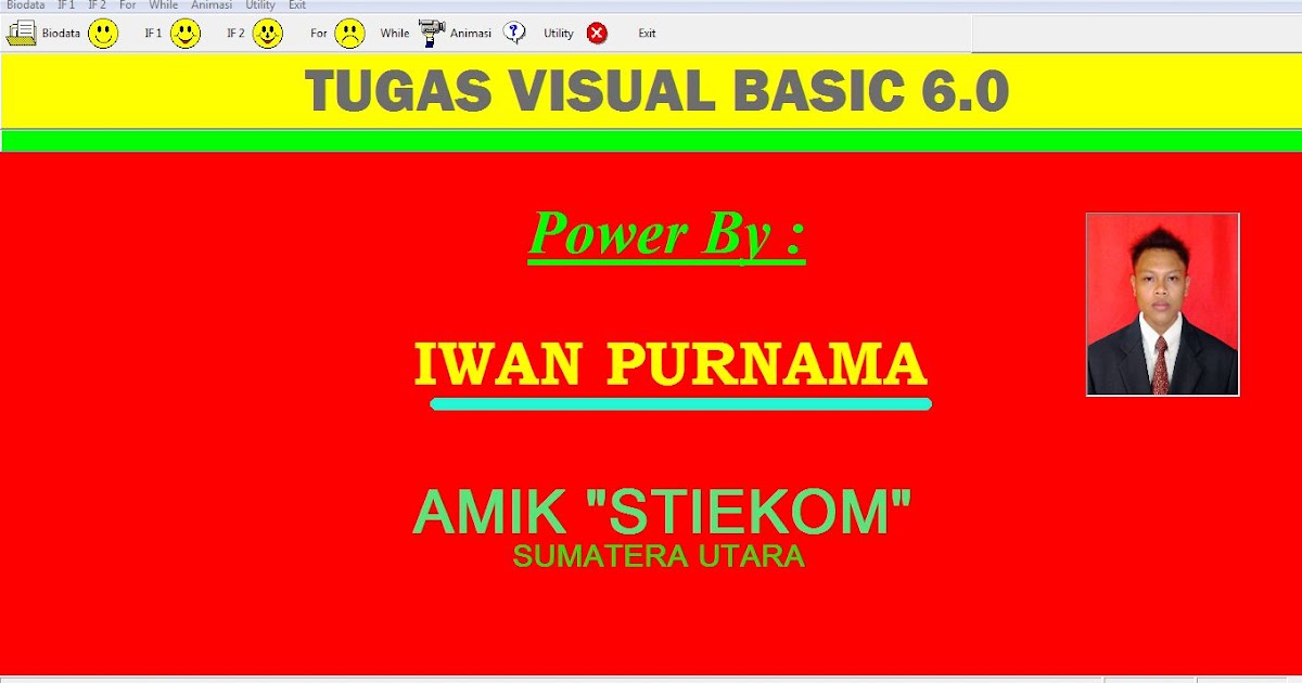 Contoh Program Input Visual Basic 6.0 - Program TA 