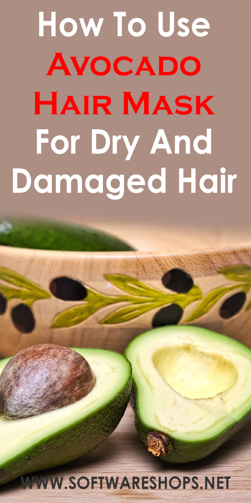 avocado hair mask for dry hair