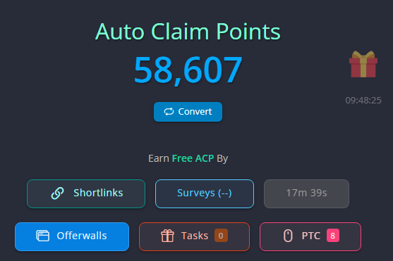 Automatically earn one free Crypto Token every 30 minutes + automatic mining with your earned token