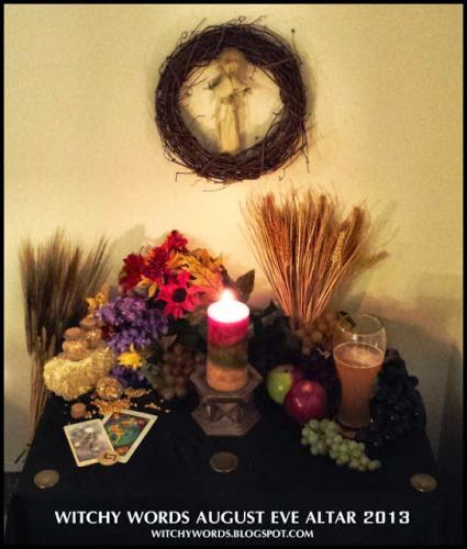 August Eve Lammas 2013 Altar