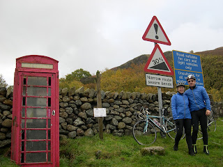 The Famous Hardknott Phone Box has Seen Better Days