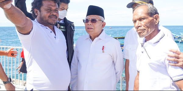 Nge-Vlog dengan Nelayan, Wapres Puji Semangat Kerja Masyarakat Biak Numfor