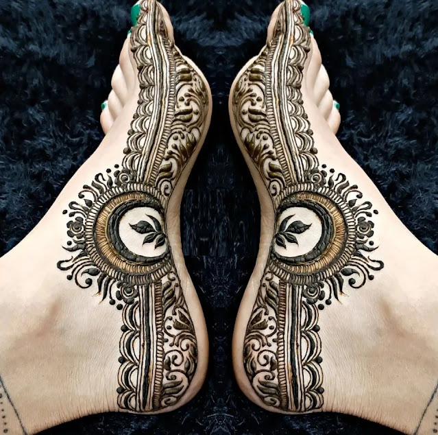 Feet Mehndi Design