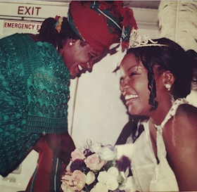 #MothersDay: Omotola Celebrates Mother's Day With Her Late's Mum Pic. Photo