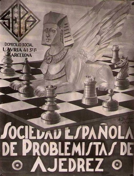 Emblema de la SEPA (Sociedad Española de Problemistas de Ajedrez)