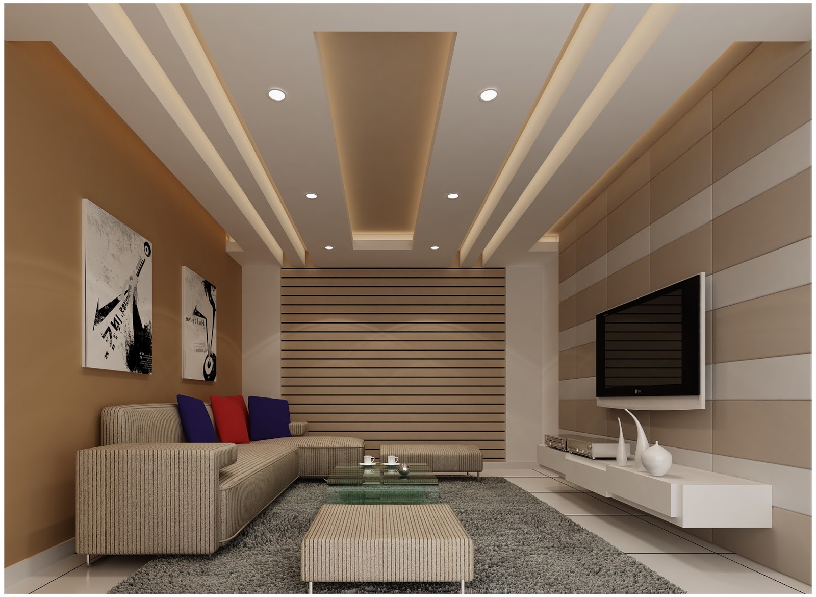 Best 70 modern living  room  interior designs  POP  false  