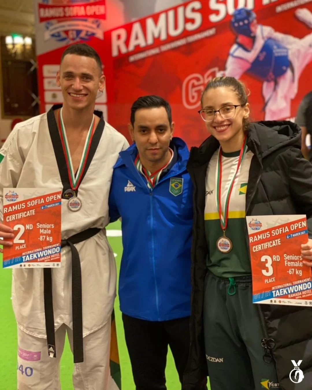 ícaro miguel milena titoneli taekwondo brasil