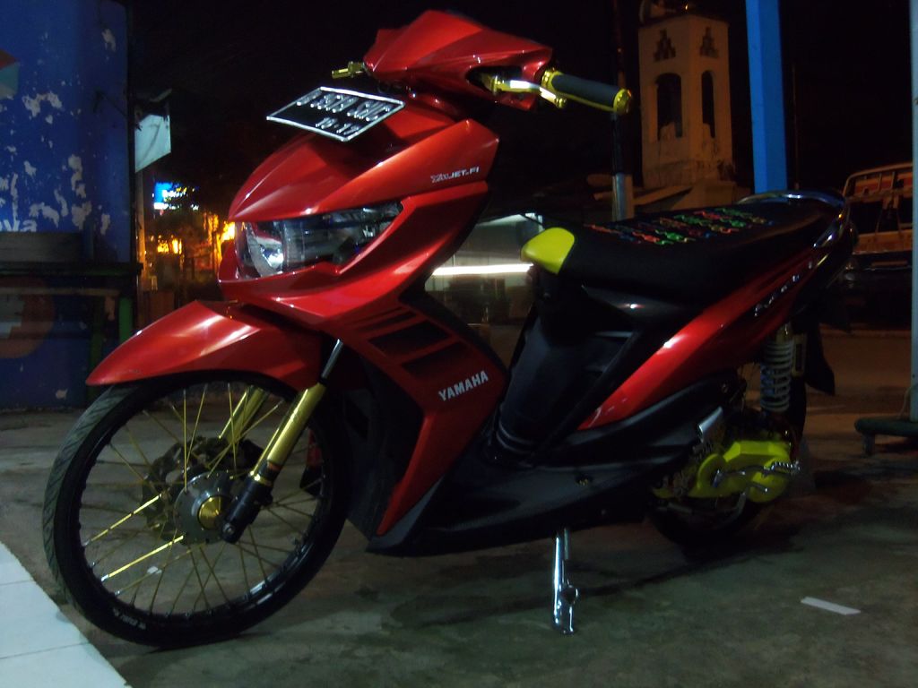 Modifikasi Mio Soul GT Velg 17