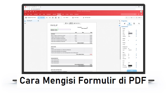  Banyak formulir PDF yang bisa diisi dan disimpan menggunakan pembaca PDF biasa Cara Mengisi Formulir di PDF 2022