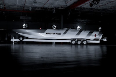 Mercedes AMG Cigarette Racing Boat