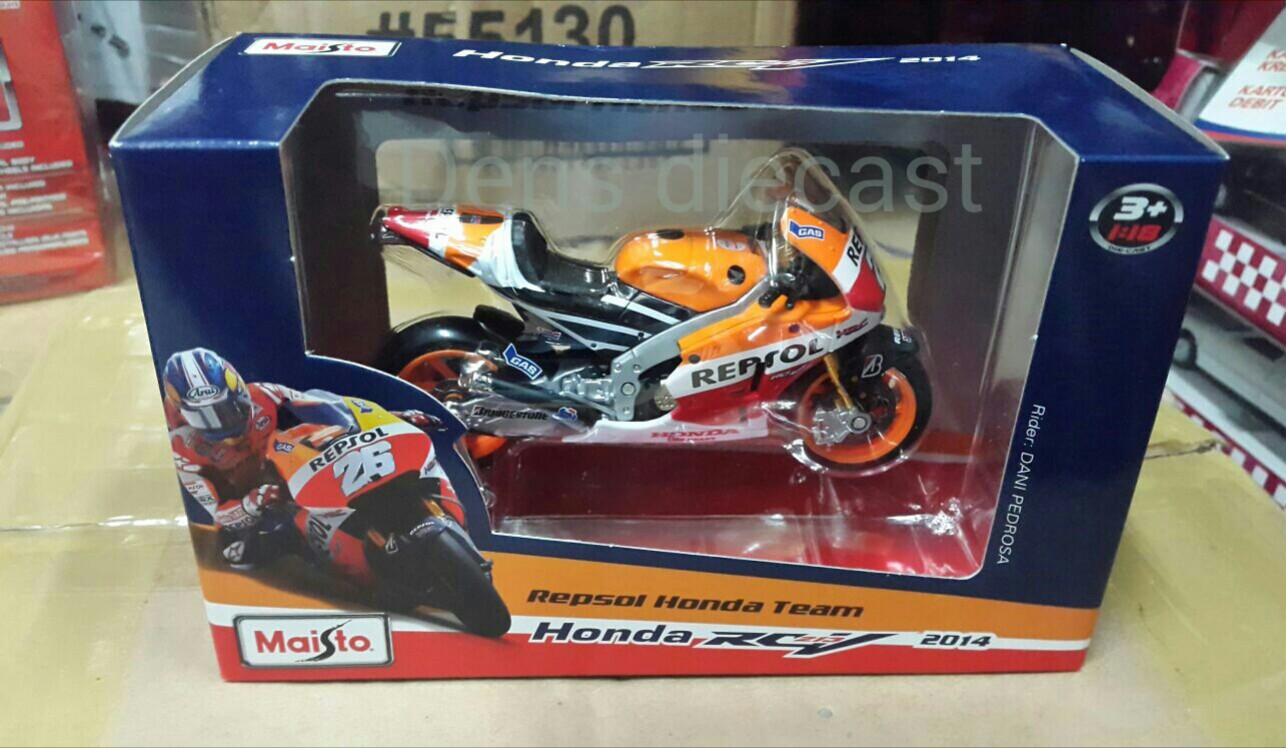 Dens Diecast MINIATUR MOTOR Gp Dani Pedrosa