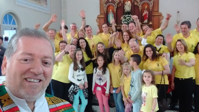 MOVIMENTO DE IRMÃOS DE ANITÁPOLIS VISITA A TERRA DE ALBERTINA