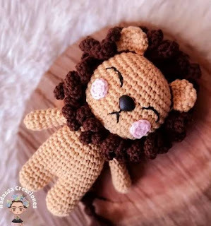 PATRON GRATIS LEON AMIGURUMI 53793