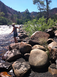 High Park Fire damage 2012 Highway 14, Cache La Poudre river www.thebrighterwriter.blogspot.com