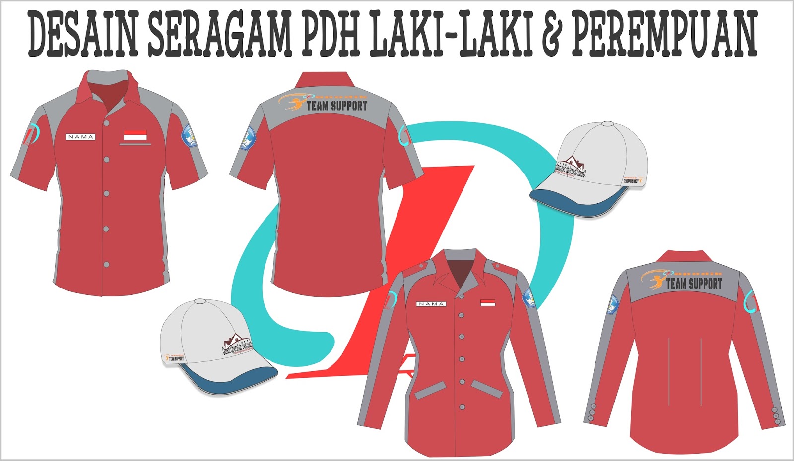 Gambar Desain Baju Kerja Lapangan Contoh Seragam Perusahaan Operator