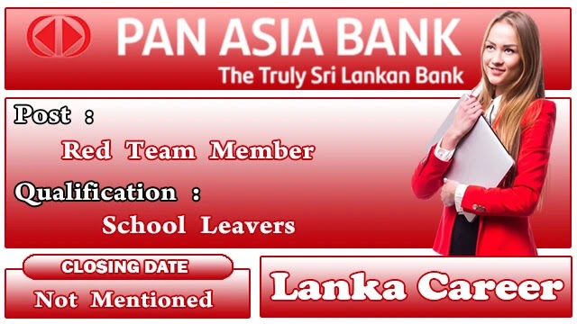 Pan Asia Bank - School Leavers Jobs in Sri Lanka 2024